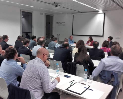 Sala de conferències del Col·legi d'Economistes de Catalunya